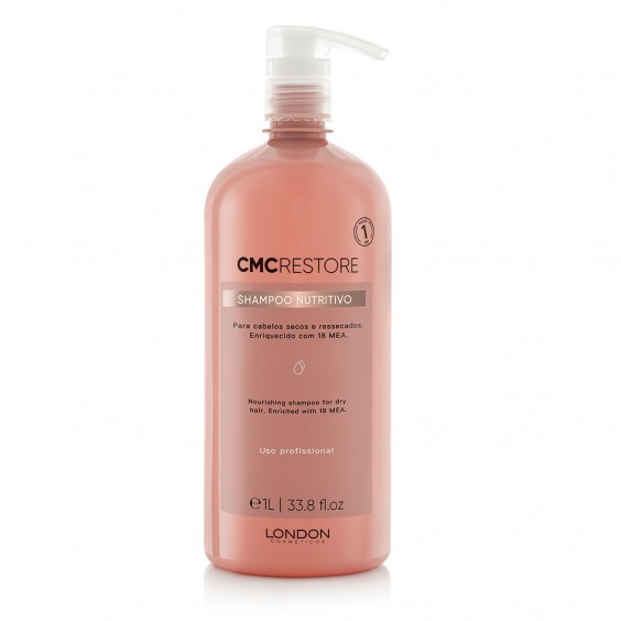 Shampoo Nutritivo CMC Restore 1 L London Cosméticos