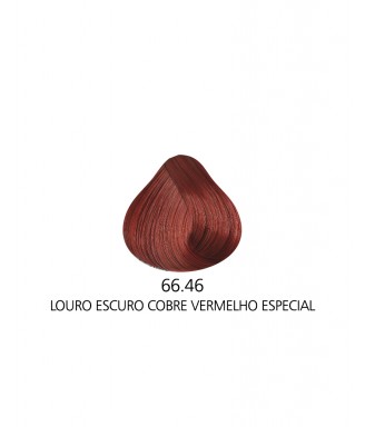 Tonalizante Multi Color Fusion 66.46 Louro Escuro Cobre Vermelho Especial London Cosméticos 60 gr