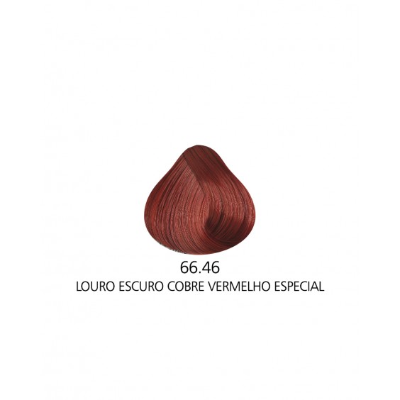 Tonalizante Multi Color Fusion 66.46 Louro Escuro Cobre Vermelho Especial London Cosméticos 60 gr